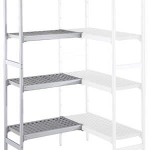 HYLLA.HÖRN I ALUM.-POLYETEN.373X1098MM