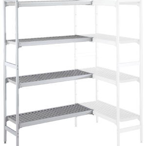 HYLLA.HÖRN I ALUM.-POLYETEN.373X1756MM