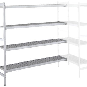 ALUMINIUMHYLLA 475X2907MM HÖRNSEKTION